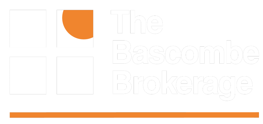 The Bascombe Brokerage Logo _ Transparent White